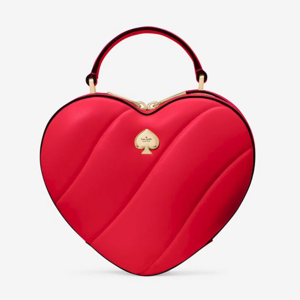 Kate Spade Red Heart-Shaped Crossbody Bag - Picture 4 of 8